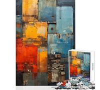 Puzzle de 1000 pièces pour Adultes thème « Vie Urbaine » décoration Murale pour Les Amateurs de Jeux et de listes de souhaits avec Le Père Noël Dimensions 38x52cm