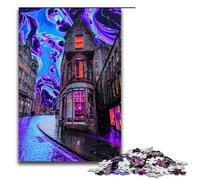 Puzzle de 1000 pièces pour Adultes thème Ville des rêves Jeu éducatif et ludique Cadeau Artistique 75x50cm