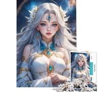 Puzzle de 1000 pièces pour Adultes Thème : Visiteur éthéré Idéal pour Un Anniversaire Noël ou Toute la Famille Décoration et Divertissement pour la Maison Convient aux 14 Ans et Plus (38x52cm)