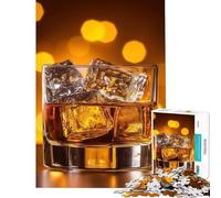 Puzzle de 1000 pièces pour Adultes thème Whiskey on The Rocks Jeu éducatif et intellectuel activité Artistique Cadeau pour Toute la Famille (38x26cm)