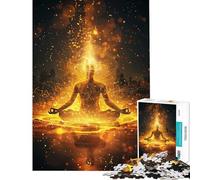 Puzzle de 1000 pièces pour Adultes thème Yoga et méditation Difficile et Stimulant Cadeau Anti-Stress pour Femmes à partir de 14 Ans 38x26cm