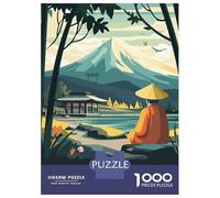 Puzzle De 1000 Pièces pour Adultes Tokaido Board Game Inspired Illustration Puzzles pour Adolescents Cadeau d'anniversaire Stimule Le Cerveau Jeu Stimulant Cadeaux 52x38cm/1000pcs