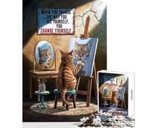 Puzzle de 1000 pièces pour Adultes Transformez-Vous Décoration intérieure Jouet Cadeau d'anniversaire Jeu Relaxant Décompression intellectuelle Dimensions 38x52cm