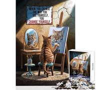 Puzzle de 1000 pièces pour Adultes transformez-Vous ! Jouet Anti-Stress idéal Cadeau Parfait Jeu Relaxant et Amusant à la Maison Dimensions 50x75cm