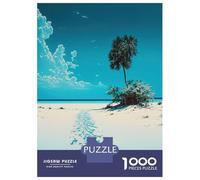 Puzzle De 1000 Pièces pour Adultes Travel Along The Beach Puzzle pour Adultes, Jeu De Réflexion, Assemblage De Motifs, Difficile Et Stimulant 70x50cm/1000pcs