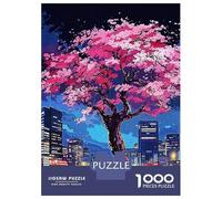 Puzzle De 1000 Pièces pour Adultes Tree in City Puzzle Adulte, Jouet, Décoration Murale, Difficile, Cadeau d'anniversaire, Cadeaux, 52x38cm/1000pcs