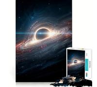 Puzzle de 1000 pièces pour Adultes Trou Noir,nébuleuse dans l'espace,Jeu de réflexion, pour se détendre,Cadeau Amusant pour Un Anniversaire (38x52cm)