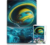 Puzzle de 1000 pièces pour Adultes - Un Monde étrange - Jeu éducatif - Activités familiales - Idée Cadeau de Noël Secret - Dimensions : 50x75cm