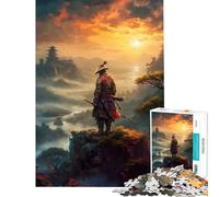 Puzzle de 1000 pièces pour Adultes Un samouraï tapi dans Les Montagnes Jeu éducatif et ludique pour Toute la Famille Décoration idéale Cadeau d'anniversaire (Dimensions 50x75cm)