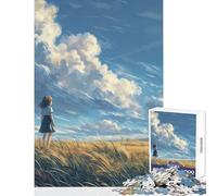 Puzzle de 1000 pièces pour Adultes Un Voyage à Travers lequel se dévoiler Jeu Anti-Stress Cadeau d'anniversaire Jeu de Manipulation Stimulant et Difficile Dimensions 50x75 cm