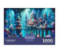 Puzzle De 1000 Pièces pour Adultes Underwater Fantasy Castle Puzzle Adulte, Jouet, Décoration Murale, Difficile, Cadeau d'anniversaire, Cadeaux, 70x50cm/1000pcs