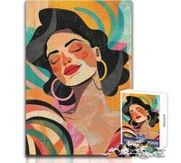 Puzzle de 1000 pièces pour Adultes « Une Latina Joyeuse », Jeu de Manipulation et d'apprentissage, Cadeau éducatif idéal pour Les Anniversaires, Dimensions : 38 x 26 cm