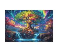 Puzzle De 1000 Pièces pour Adultes Univers Arc-en-Ciel 1000 PCS 75x50cm Anti-Stress Réduction De L'Anxiété Parfait pour Employés De Bureau Détente Quotidienne