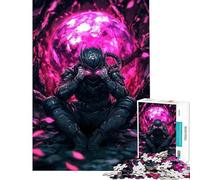 Puzzle de 1000 pièces pour Adultes Univers Fantastique de samouraïs Japonais Difficile et Stimulant activité familiale Jeu Pratique à partir de 14 Ans (50x75cm)
