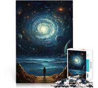 Puzzle de 1000 pièces pour Adultes Œuvre d'art Cosmos Défi Difficile pour soulager Le Stress est idéal comme Cadeau pour Toute la Famille 50x70cm