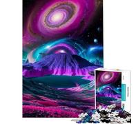 Puzzle de 1000 pièces pour Adultes « Vallée des Fleurs galactiques Jeu éducatif défi Jeu Pratique Anti-Stress Cadeau Amusant (38x52cm)