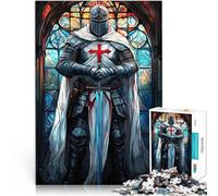 Puzzle de 1000 pièces pour Adultes Veillée des Templiers Défi Difficile pour soulager Le Stress Super Cadeau 38x26cm
