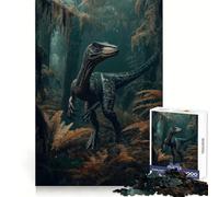 Puzzle de 1000 pièces pour Adultes Vélociraptor dans la Jungle 38x26cm pour se détendre et s'amuser (Ajustement Parfait)