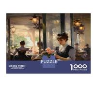Puzzle De 1000 Pièces pour Adultes Vintage Victorian Women Dining Puzzle, Jouet, Décoration Murale, mais Aussi Amusant Et Humoristique, Activités À La Maison, 52x38cm/1000pcs