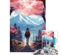 Puzzle de 1000 pièces pour Adultes Vision du Mont Fuji Jeu éducatif Stimulant Une œuvre d'art pour Les Amateurs de Jeux (Dimensions 50x75cm)