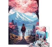 Puzzle de 1000 pièces pour Adultes Vision du Mont Fuji Un Jeu éducatif Stimulant et Original (38x26cm)