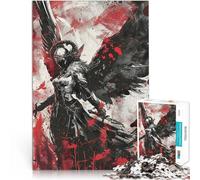Puzzle de 1000 pièces pour Adultes Vitraux des Valkyries Réduction du Stress intéressante Anniversaire et Cadeaux Uniques 38x26cm