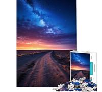 Puzzle de 1000 pièces pour Adultes Voie lactée Jeu éducatif Cadeau d'anniversaire Décoration Parfaite (Dimensions 38x52cm)