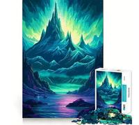 Puzzle de 1000 pièces pour Adultes Voile d'Aurore,Jeu de réflexion, pour se détendre et s'amuser Lors d'un Anniversaire (50x75cm)