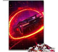 Puzzle de 1000 pièces pour Adultes, Voiture de Sport, Univers Cool, défi d'intelligence cérébrale, Jouets addictifs, Cadeaux d'anniversaire pour Les 14 Ans et Plus (26x38cm)