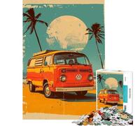 Puzzle de 1000 pièces pour Adultes Volkswagen Pop Art Un Jeu éducatif Stimulant et Original Une véritable œuvre d'art à Offrir (Dimensions 50x75cm)