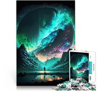 Puzzle de 1000 pièces pour Adultes Voyageur Galactique Jouets de Jeu pour Cadeau Familial Convient aux Couples 75x50cm