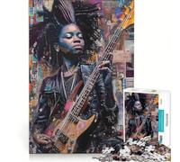 Puzzle de 1000 pièces pour Adultes We Will Rock Jeu Impossible décompression intellectuelle idéal pour la décoration de Bureau 38x26cm
