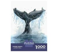 Puzzle De 1000 Pièces pour Adultes Whale Fluke Collage Puzzle pour Adultes Jeu Manuel pour Améliorer La Mémoire Cadeaux d'anniversaire Et Cadeaux Uniques 70x50cm/1000pcs