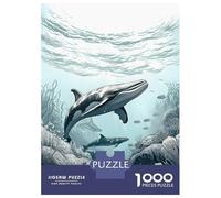 Puzzle De 1000 Pièces pour Adultes Whale Underwater Puzzle Adulte, Jouet, Décoration Murale, Difficile, Cadeau d'anniversaire, Cadeaux, 38x26cm/1000pcs