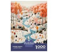 Puzzle De 1000 Pièces pour Adultes Whimsical Winter Wonderland Puzzle, Jouet, Décoration Murale, Difficile Et Stimulant 38x26cm/1000pcs