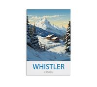 Puzzle de 1000 pièces pour Adultes, Whistler, Canada. Jeu éducatif idéal pour se détendre et décorer Un Mur (38 x 26 cm).