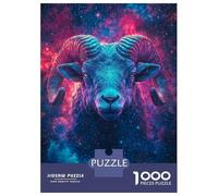 Puzzle De 1000 Pièces pour Adultes Wild Tiger Portrait Puzzle pour Adultes Jeux Relaxants, Amusants Et Humoristiques pour Les Joueurs 70x50cm/1000pcs