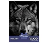 Puzzle De 1000 Pièces pour Adultes Wolf Inspirational Quotes Puzzle Jouet Décoration Murale Une Œuvre d'art Cadeaux Uniques pour Anniversaire Et Noël 38x26cm/1000pcs
