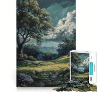 Puzzle de 1000 pièces Prairie de Montagne pour Adolescents Un Jeu de réflexion Intelligent, Facile à Monter et à Ranger, avec des découpes précises, Un Cadeau Exceptionnel (50x75cm)
