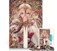 Puzzle de 1000 pièces Princesse et Chevalier du Tarot pour Adolescents, idéal pour améliorer la mémoire, à la Maison et pour Les Loisirs Finitions impeccables Cadeau raffiné 38x52cm