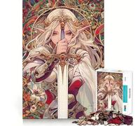 Puzzle de 1000 pièces Princesse et Chevalier du Tarot pour Adultes, Jeu de logique et de réflexion, détente et créativité, 50x75cm