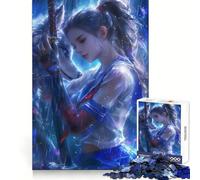 Puzzle de 1000 pièces Princesse Loup pour Adolescents Développe Les compétences analytiques Découpe Nette et Facile (38x26cm)