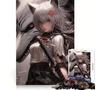 Puzzle de 1000 pièces Princesse Loup pour Adolescents, idéal pour se concentrer, s'entraîner et se détendre Assemblage serré Cadeau attentionné (50x75cm)