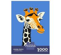 Puzzle De 1000 Pièces Proud Cute Giraffe Puzzle pour Adolescents Course De Vitesse Manuelle Liste De Souhaits avec Le Père Noël Jouets Jeux Éducatifs 38x26cm/1000pcs
