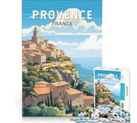 Puzzle de 1000 pièces Provence, France, Décoration Murale, Défi à compléter, Renforce l'amour Entre Les Couples 38x26cm