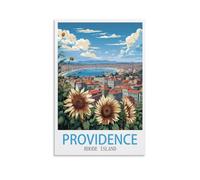 Puzzle de 1000 pièces, Providence (Rhode Island), 26 x 38 cm. Un Cadeau Relaxant et Stimulant pour Adultes, Adolescents et Seniors.