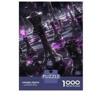 Puzzle De 1000 Pièces Purple Chessboard Puzzle Adulte Jeu Familial Décoration Parfaite Cadeaux Uniques d'anniversaire Et De Noël 52x38cm/1000pcs