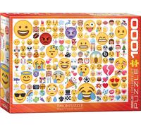 puzzle de 1000 pièces - Puzzle - avec emojis + DeLuxe 3 piece puzzle set accessories