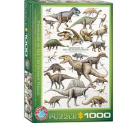 puzzle de 1000 pièces - Puzzle - Dinosaures du Crétacé + DeLuxe Set de 3 accessoires de puzzle
