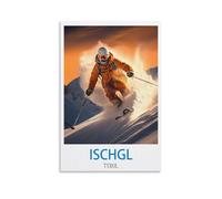 Puzzle de 1000 pièces, Puzzle en Papier Ischgl Tyrol Ski 1000 pièces, Jeu de décompression pour Adultes, 52 x 38 cm